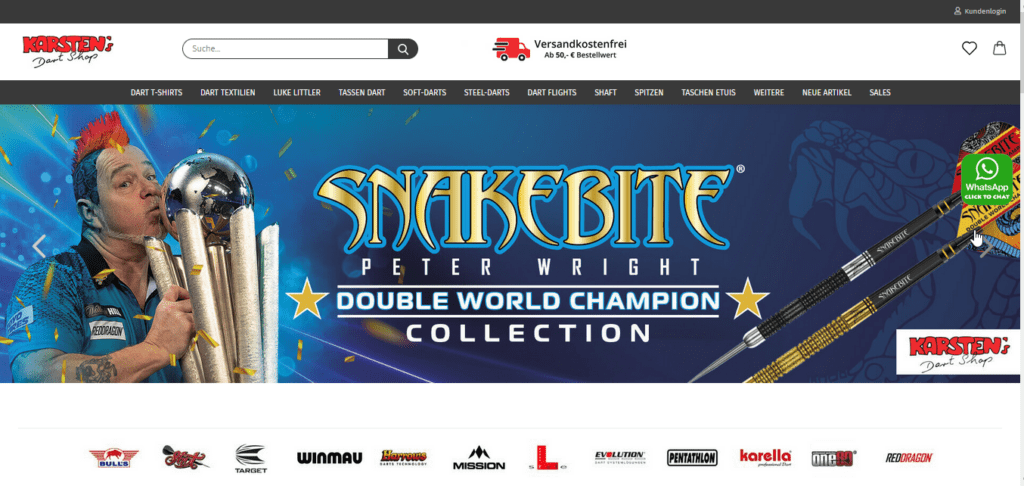 Karsten's Dartshop Onlineshop